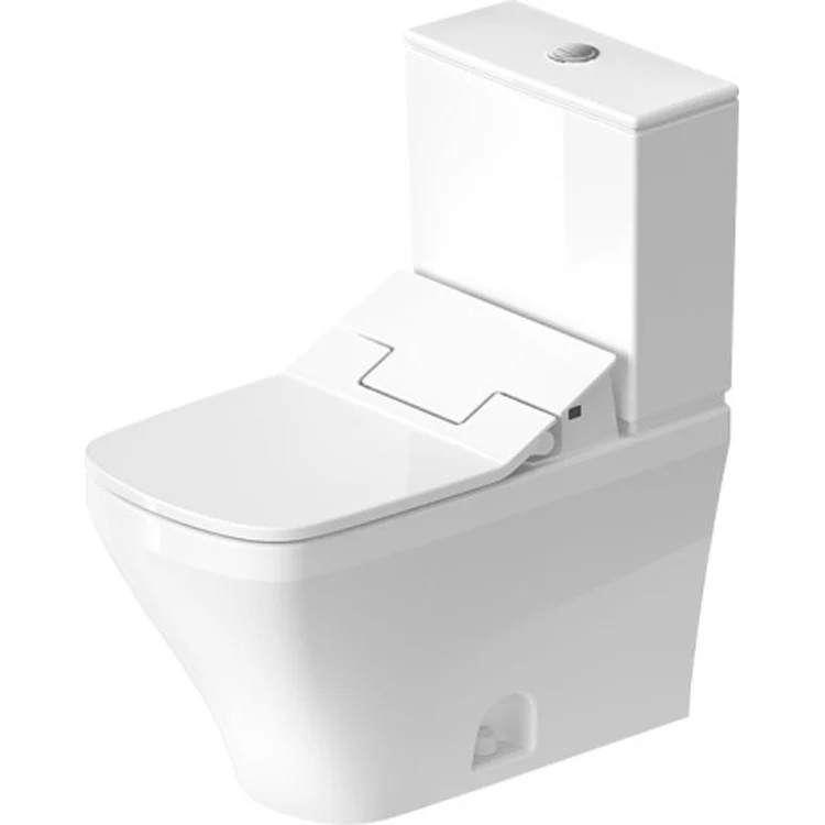 Toilet DuraStyle 2 Pieces for SensoWash Less Tank HygieneGlaze White Elongated 16-3/8 Inch Single Flush - Frankwebs