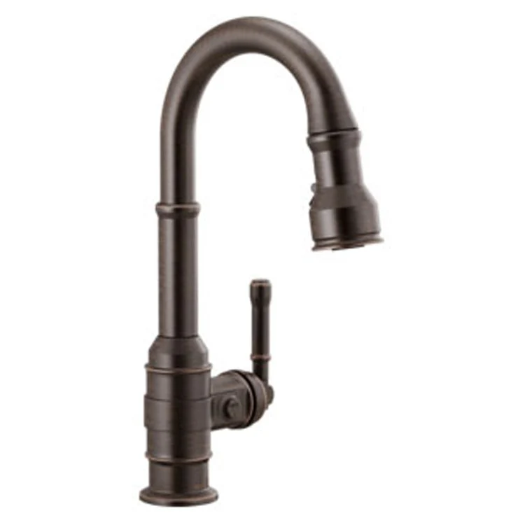Bar Faucet Broderick 1 Lever ADA Arctic Stainless Pull Down 1.8 Gallons per Minute - Frankwebs