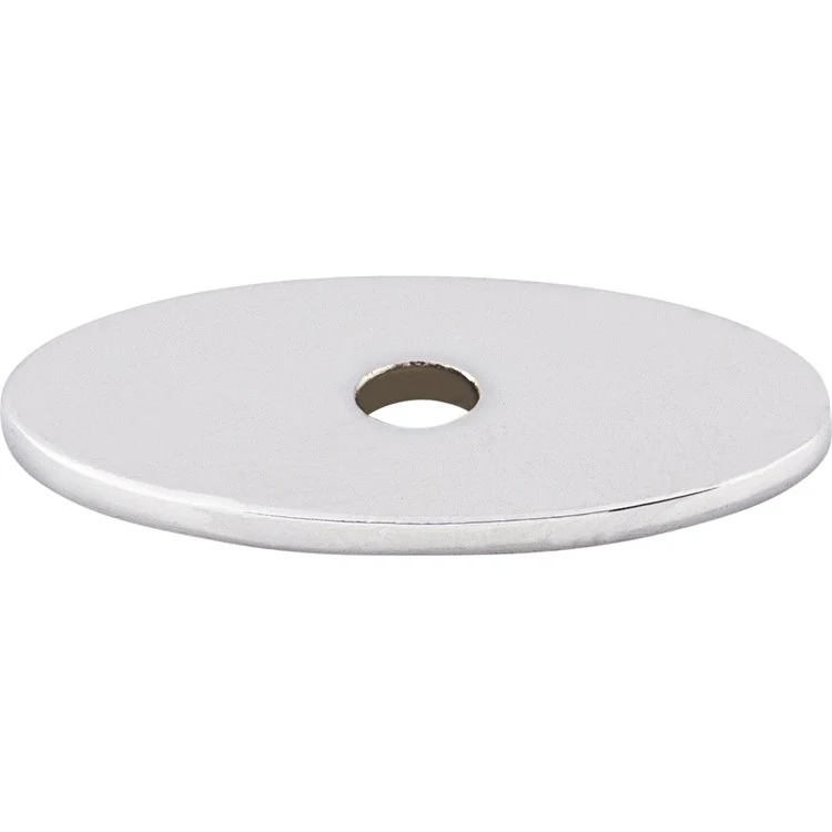 Backplate Sanctuary Oval 1-1/4 Inch Polished Chrome Steel TK58PC - Frankwebs