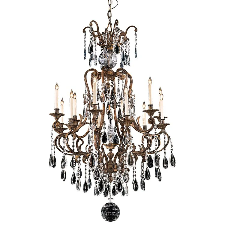 Vintage Collection Twelve-Light Two-Tier Chandelier - Frankwebs