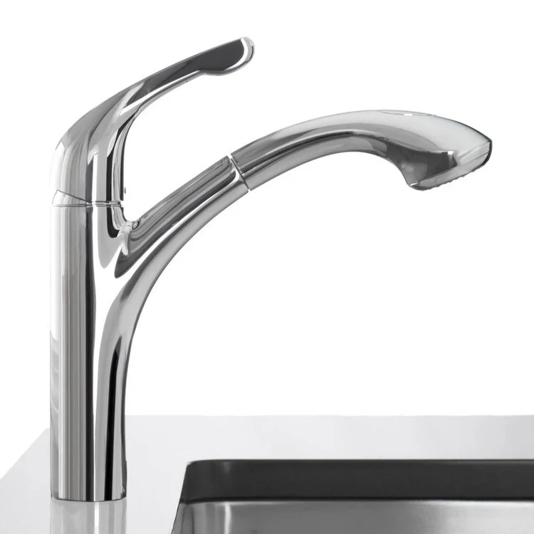 Allegro E Single Handle Pull Out Kitchen Faucet - Frankwebs