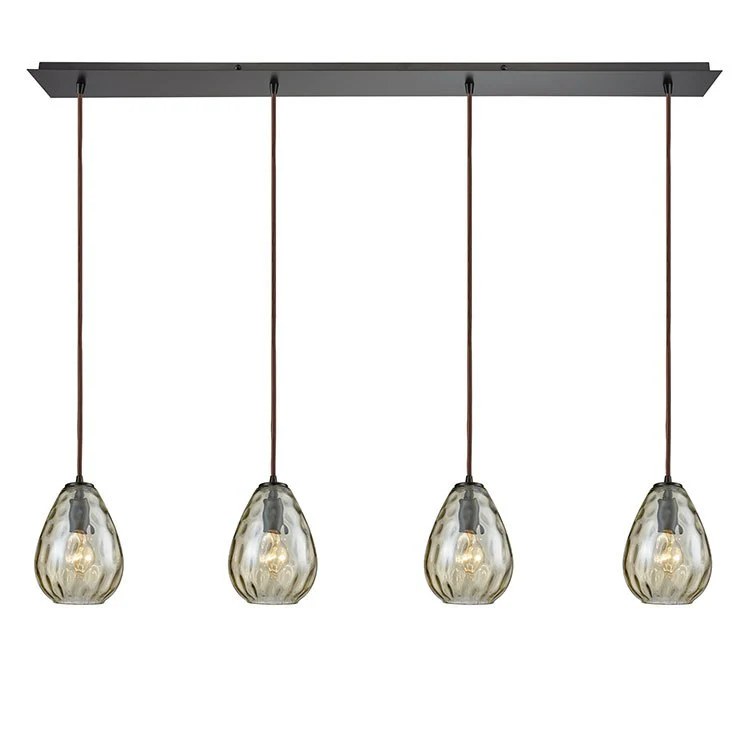 Lagoon Four-Light Linear Pendant - Frankwebs