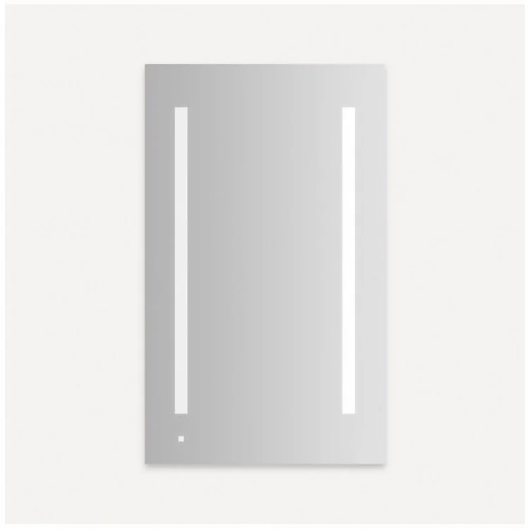 Medicine Cabinet AiO 24W x 40H x 4D Inch 1 Doors Mirror Flat Top Aluminum Yes Right Hand Side Recessed/Surface Cool White LUM Lighting 4000 Kelvin - Frankwebs