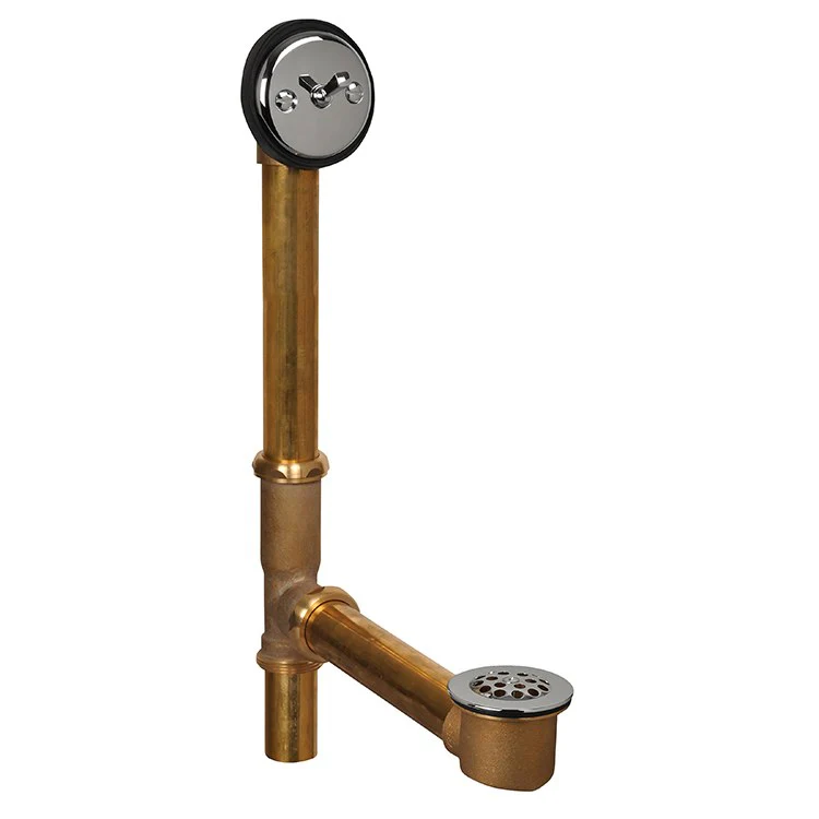 17 Gauge Standard Length Bath Waste & Overflow with Trip Lever - Frankwebs