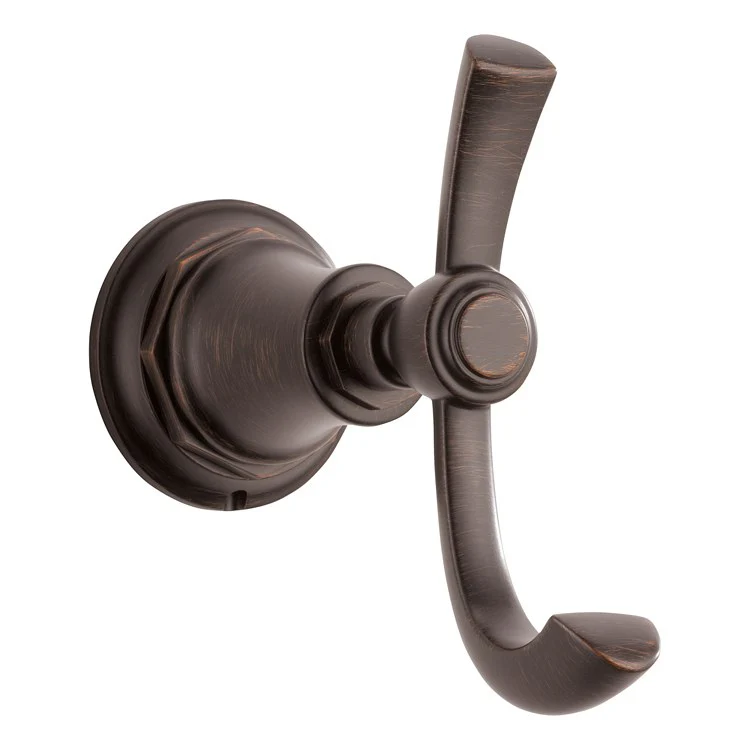 Robe Hook Rook Double Brilliance Luxe Gold 4-11/16 Inch 5-3/16 Inch Wall Mount Metal - Frankwebs