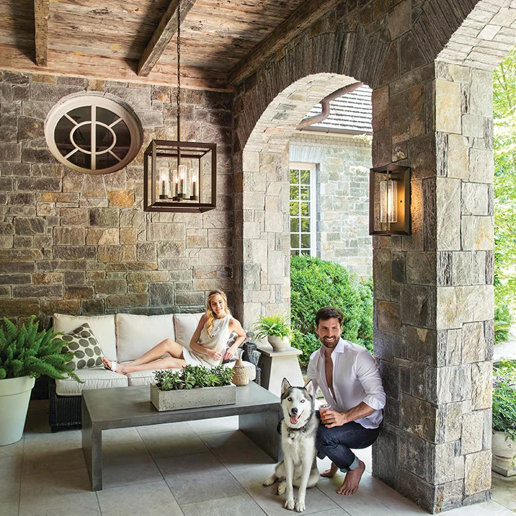 Rhodes Four-Light LED Outdoor Pendant - Frankwebs