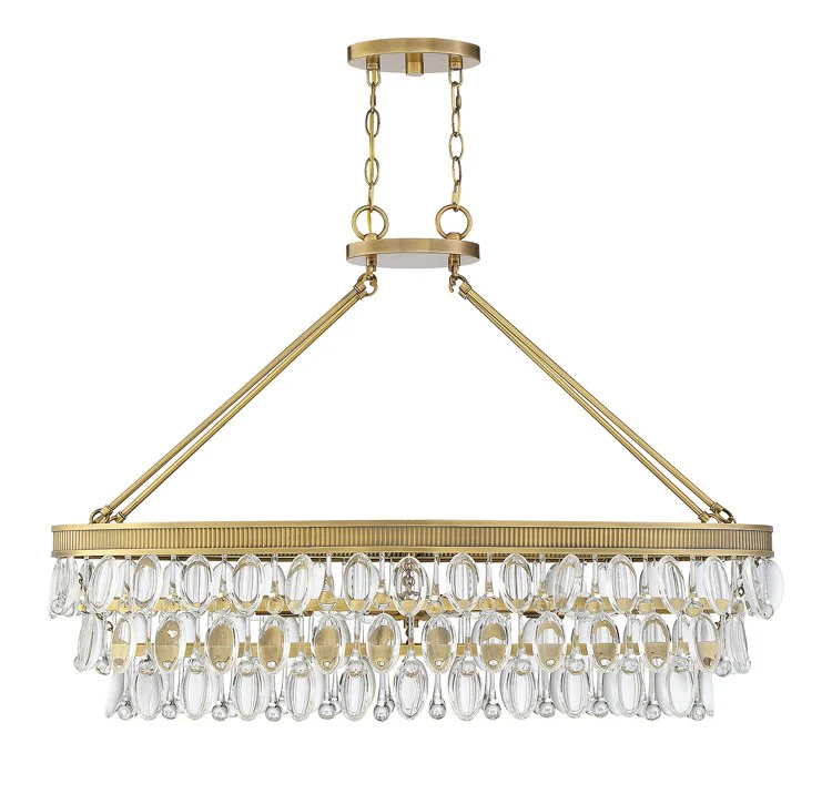 Windham Eight-Light Linear Chandelier - Frankwebs