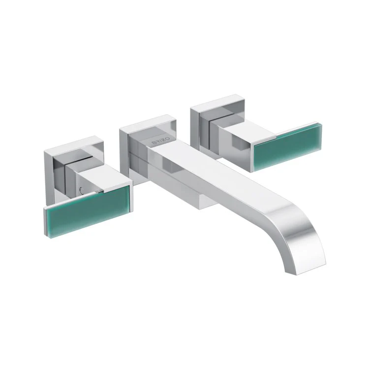 Tub Filler Trim Siderna Wall Mount 2 Less Handle Matte Black ADA 8 Inch Spread - Frankwebs