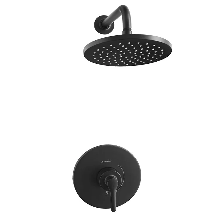 Studio S Pressure Balance Shower Valve Trim with Cartridge and Water-Saving Shower Head - Frankwebs