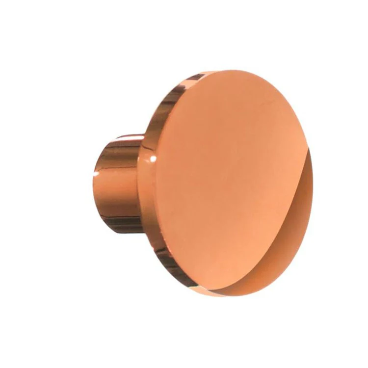 Knob Round for Cabinet Copper Zinc 3/4 x 1-1/16 x 1-1/16 Inch - Frankwebs