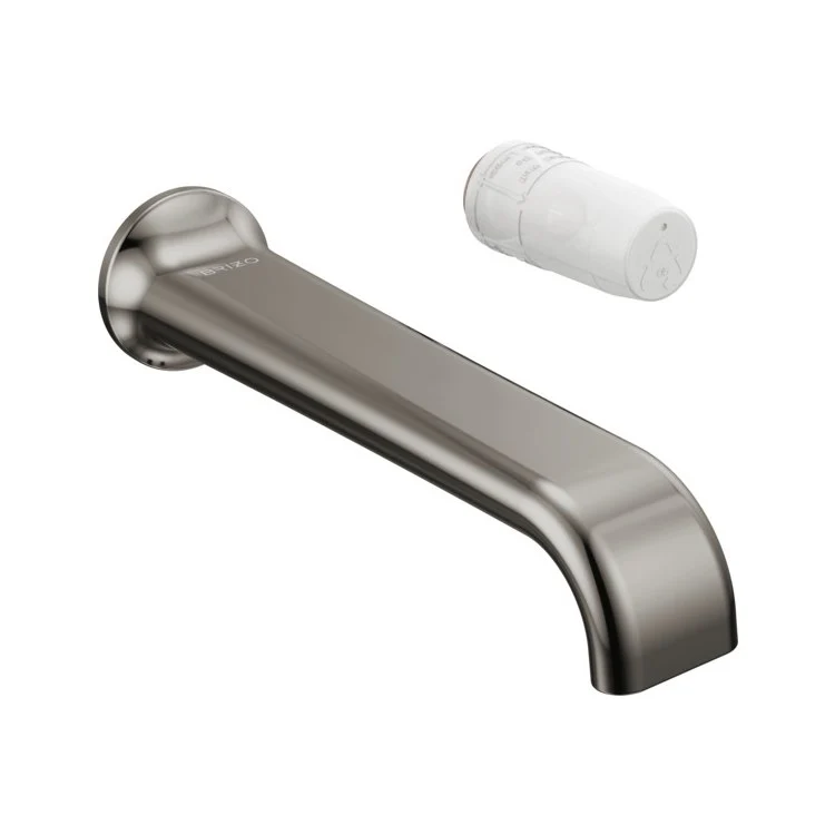 Handle Kit Allaria Zinc 1 Twist Lever Brilliance Black Onyx for Wall Mount Lavatory - Frankwebs