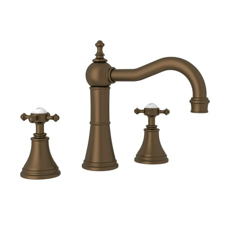 Lavatory Faucet Georgian Era 2 Cross Polished Chrome 1.2 Gallons per Minute Swivel Column Spout - Frankwebs