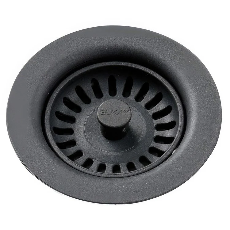 Drain Fitting with Removable Basket Strainer and Rubber Stopper 5 x 3 Inch Jubilee Polymer for Sinks with 3-1/2IN Drain Opening 4-1/2 Inch - Frankwebs