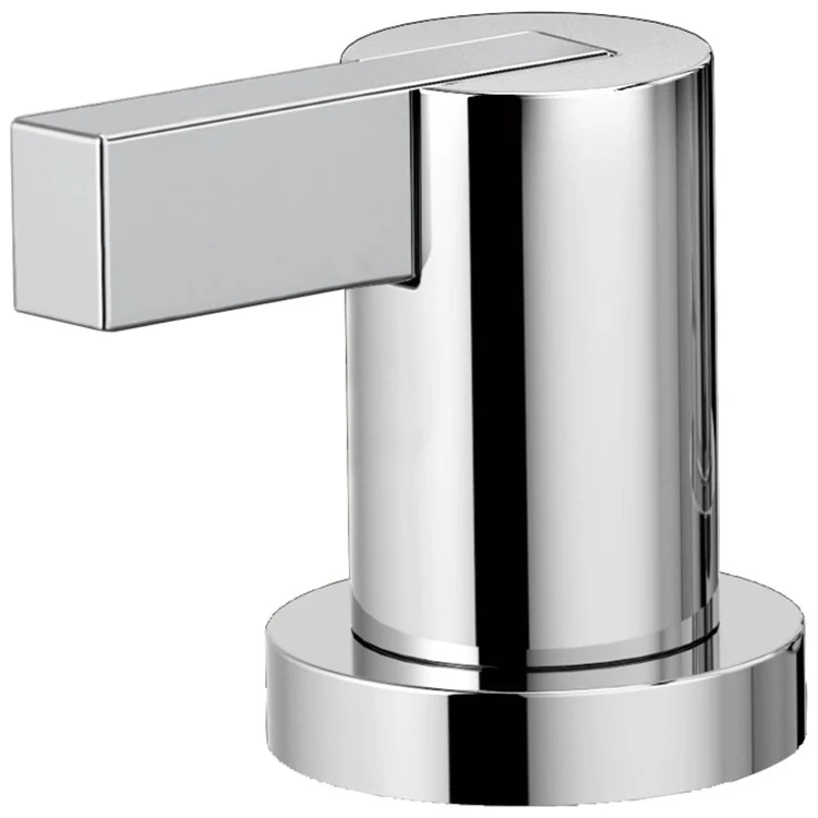 Handle Kit Litze Metal 1 Extended Lever Brilliance Luxe Nickel for Roman Tub - Frankwebs
