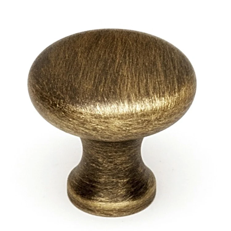 Knob I Collection Round Barcelona Brass 3/4 Inch 3/4 Inch 3/8 Inch - Frankwebs