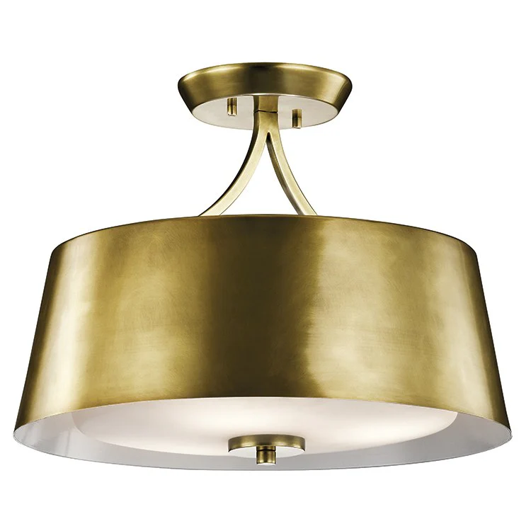 Maclain Three-Light Pendant/Semi-Flush Mount Ceiling Fixture - Frankwebs