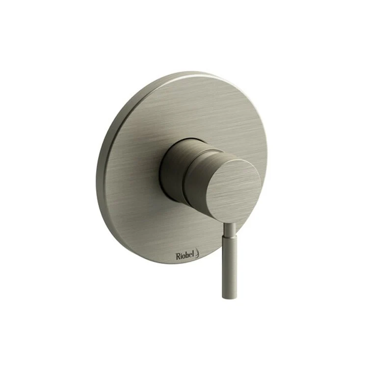 Pressure Balance Valve Trim Sylla Round Type P 1 Lever Brushed Nickel ADA 5.8 Gallons per Minute - Frankwebs