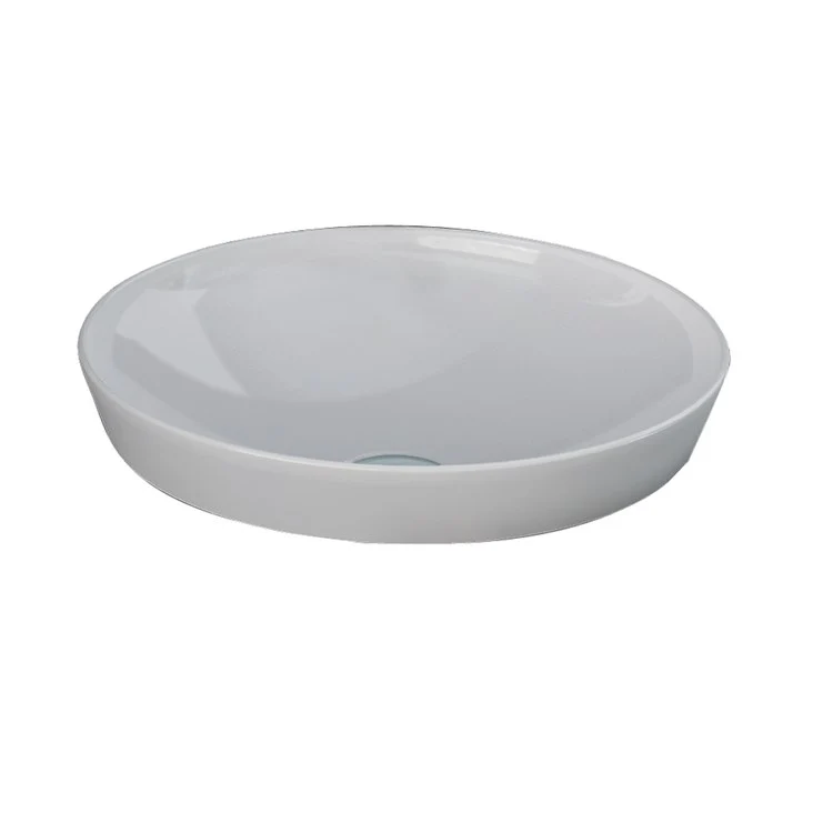 Lavatory Sink Variant Drop In 14 Inch Round White - Frankwebs