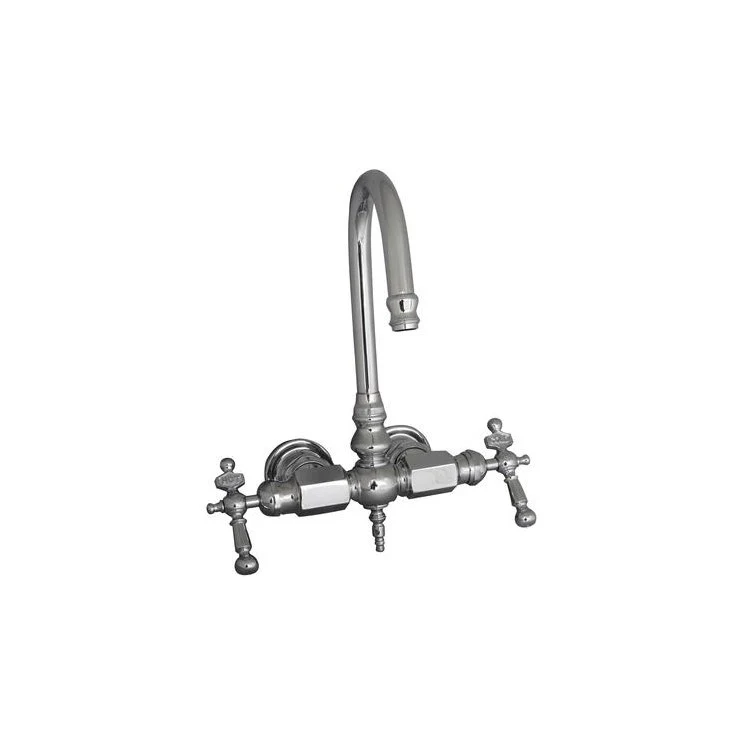 Tub Kit Brocton Freestanding 68 Inch Cast Iron White Includes Polished Chrome Tub Filler 24 Inch Double Offset Tub Supplies & Tub Drain Non-Skid Strips Clawfoot Gooseneck Spout Intricate Metal Lever Handles 57 Gallon Capacity - Frankwebs