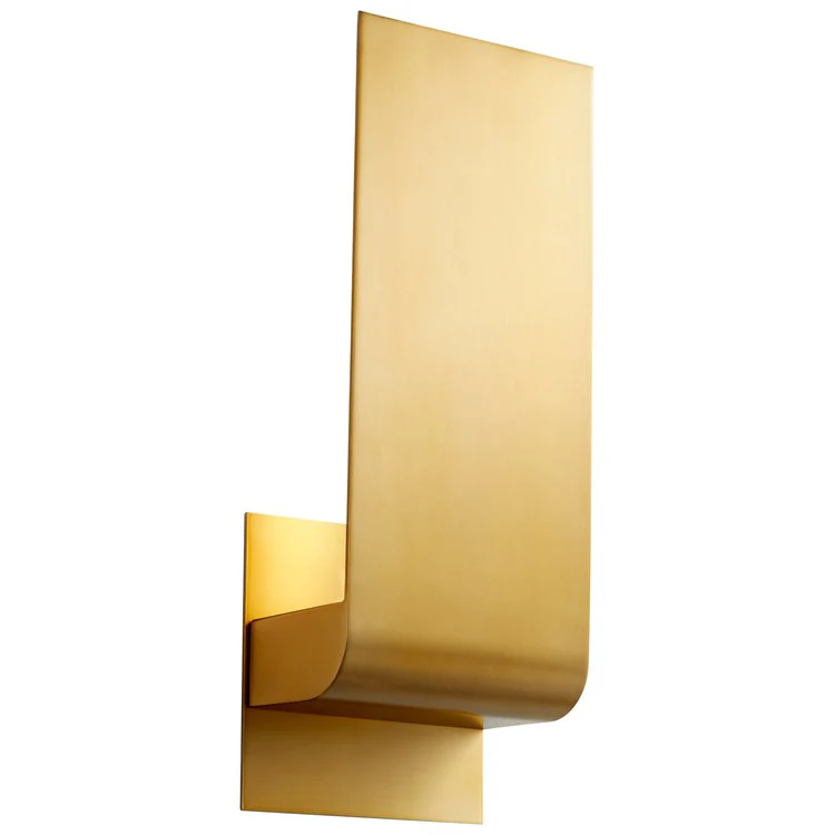 Halo Single-Light Small Wall Sconce - Aged Brass - Frankwebs
