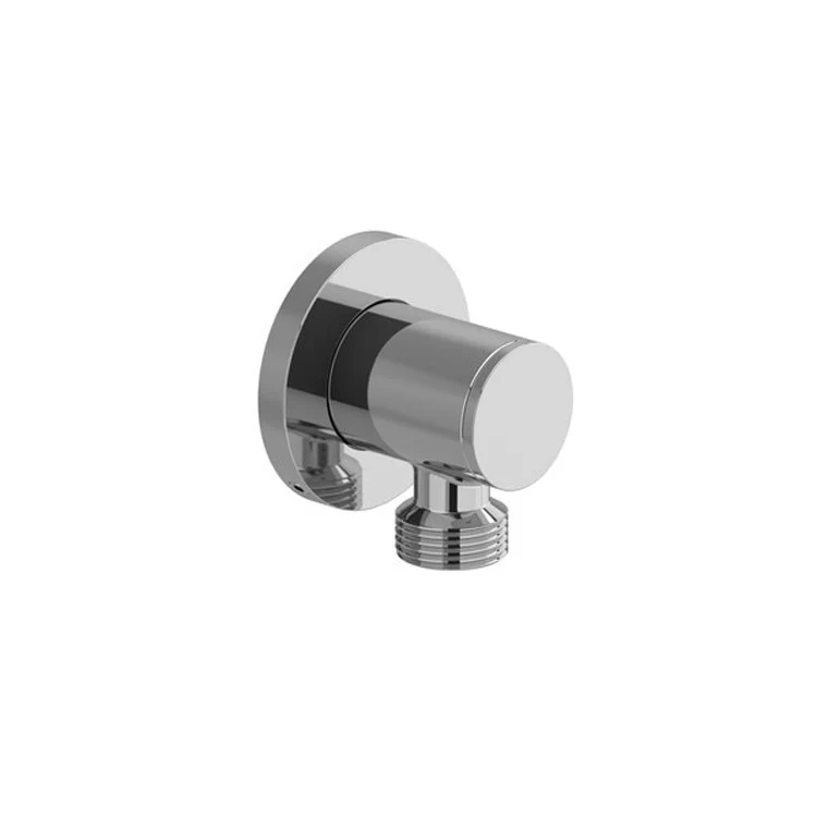 Handshower Elbow Outlet Round 1-3/4 Inch Brass Polished Nickel 1/2 Inch - Frankwebs