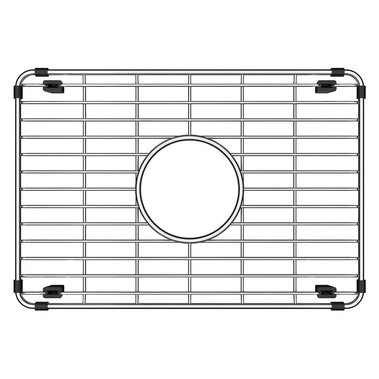 Sink Grid Crosstown Bottom Grid 10 x 14.5 Inch Polished Stainless Steel - Frankwebs