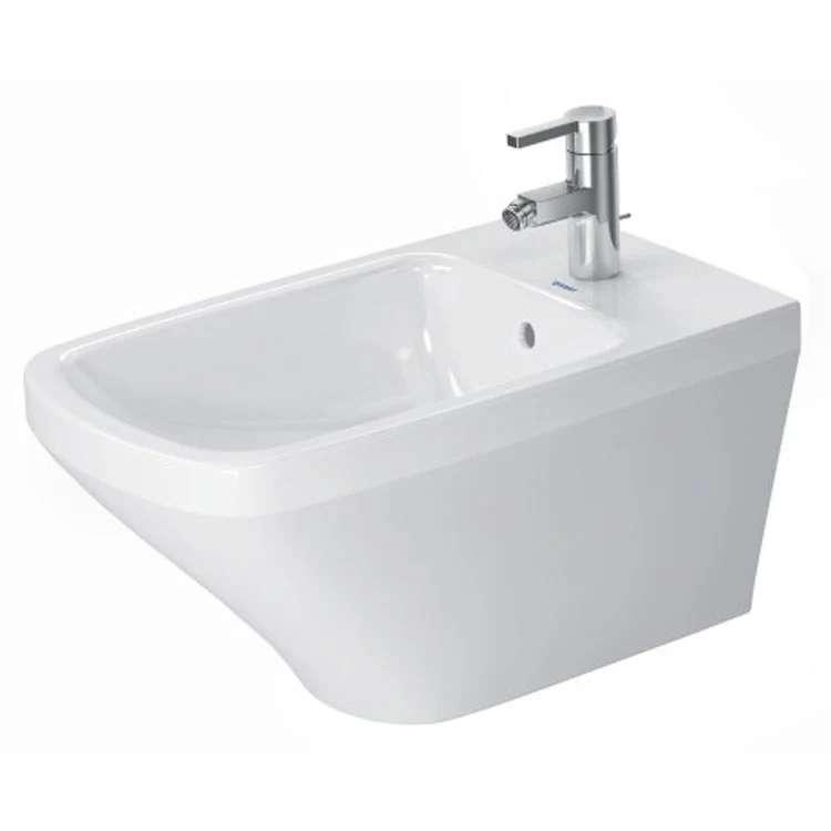 Bidet DuraStyle WonderGliss Surface Treatment 1 Hole White Vitreous China Wall Mount 14-5/8 Inch 24-3/8 Inch - Frankwebs
