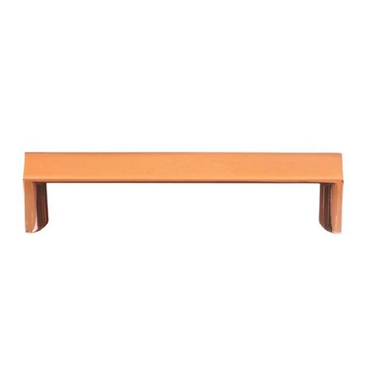 Pull Edge Handle Copper Zinc 5 Inch Center to Center 5-3/8 x 1/2 x 1-1/16 Inch - Frankwebs