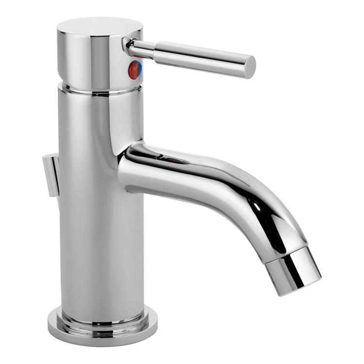 Lavatory Faucet Sereno 1 Lever ADA Polished Chrome 1.5 Gallon per Minute Lift Rod and Pop-Up Drain - Frankwebs