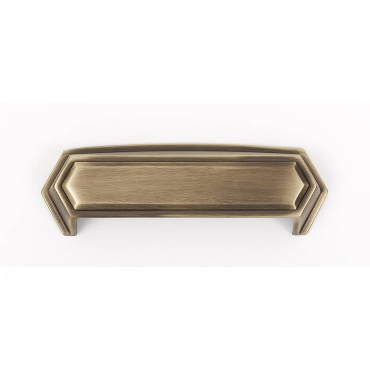 Pull Nicole Cup Unlacquered Brass 4 Inch 5-1/8 Inch 1-3/4 Inch - Frankwebs