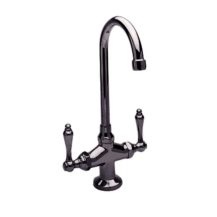 Nadya Two Handle Bar/Prep Faucet - Midnight Chrome - Frankwebs