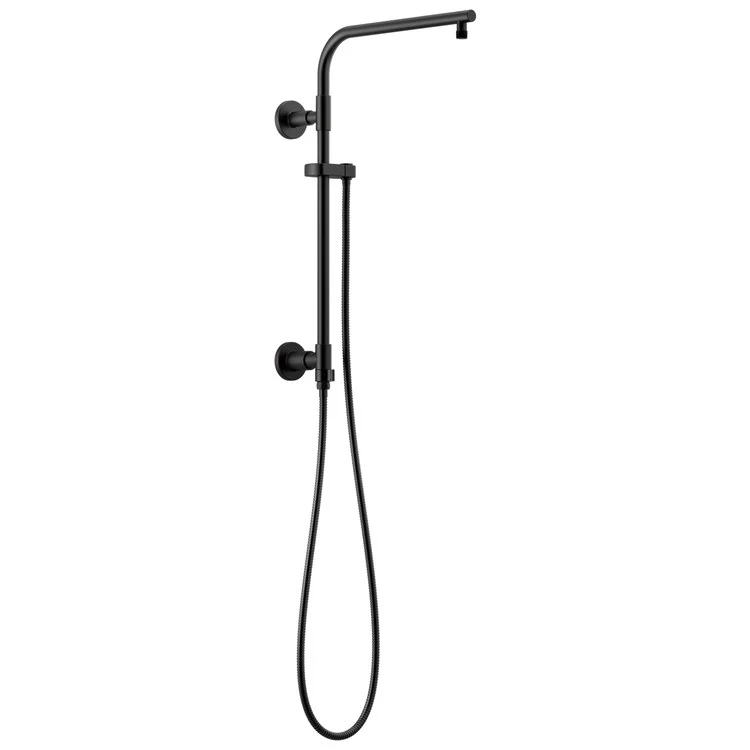 Shower Column Emerge Universal Showering Components Round Contemporary Matte Black 18 Inch - Frankwebs