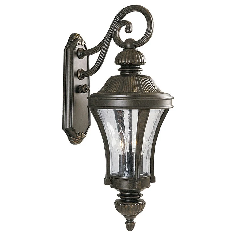 Nottington Three-Light Wall Lantern with Top Bracket - Frankwebs
