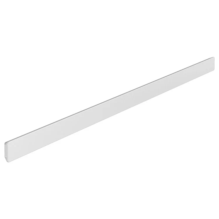 Wall Bar Concealed Fastening Matte White 9-9/16W Inch Includes Gluing Set Metal - Frankwebs