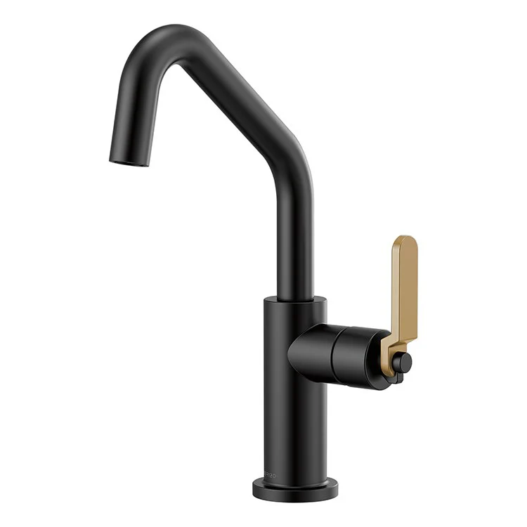 Litze Single Handle Bar Faucet with Angled Spout/Industrial Handle - Frankwebs