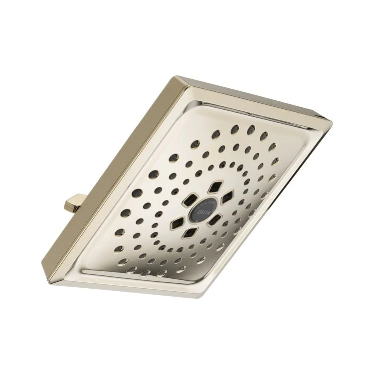 Showerhead Universal Showering Components 3 Function Square Raincan with H2Okinetic Technology Lumicoat Polished Nickel 7-5/8 Inch 1.75 Gallons per Minute H2Okinetic Full Body Pause - Frankwebs