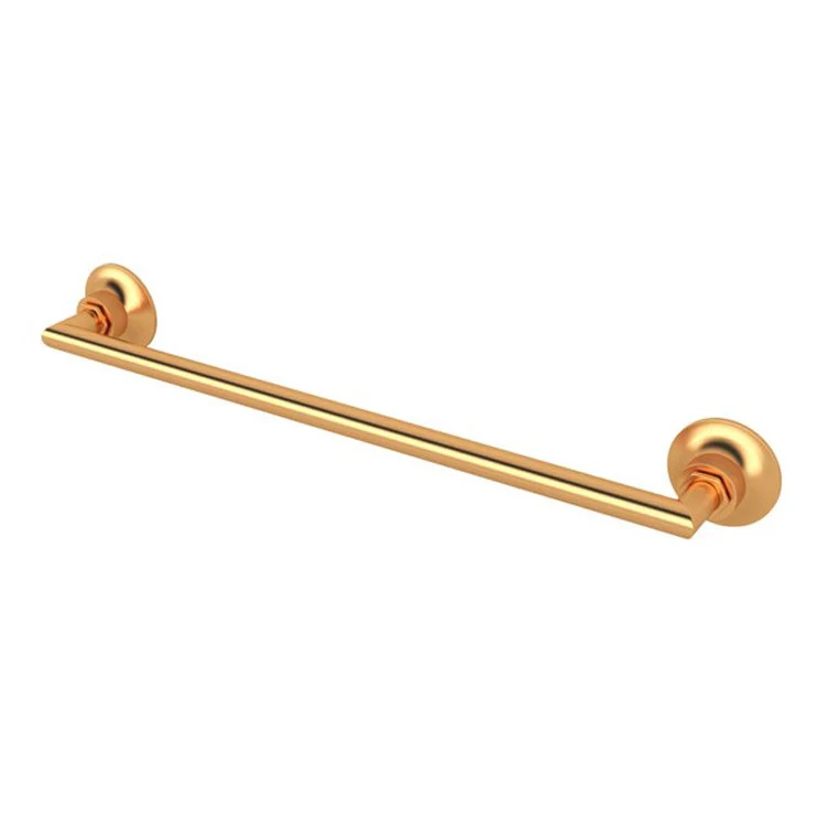 Towel Bar Graceline 18 Inch Polished Nickel Brass 2-13/64 Inch Wall Mount - Frankwebs