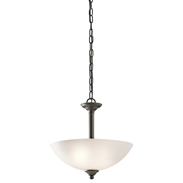 Jolie Two-Light Pendant/Semi-Flush Mount Ceiling Fixture - Frankwebs