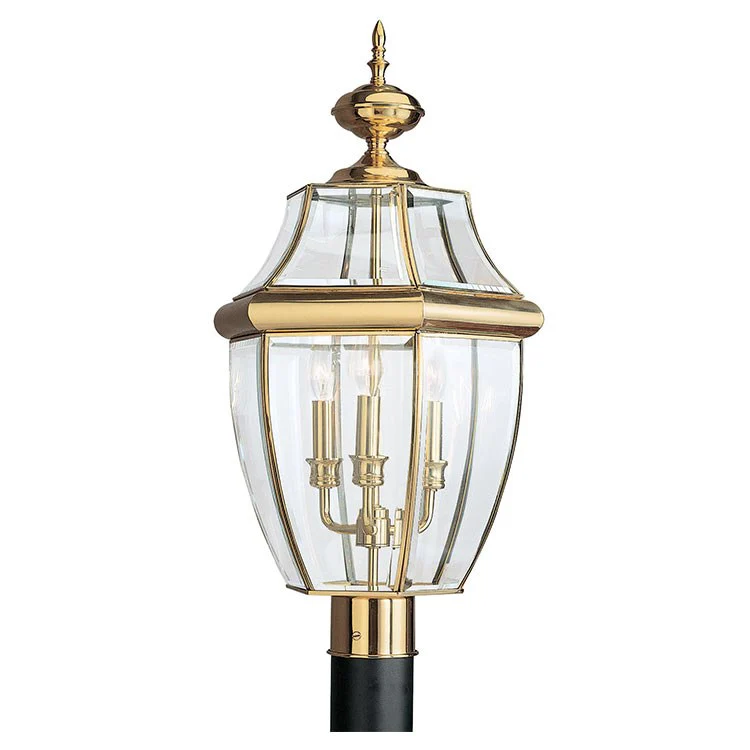 Lancaster Three-Light LED Outdoor Post Lantern - Frankwebs