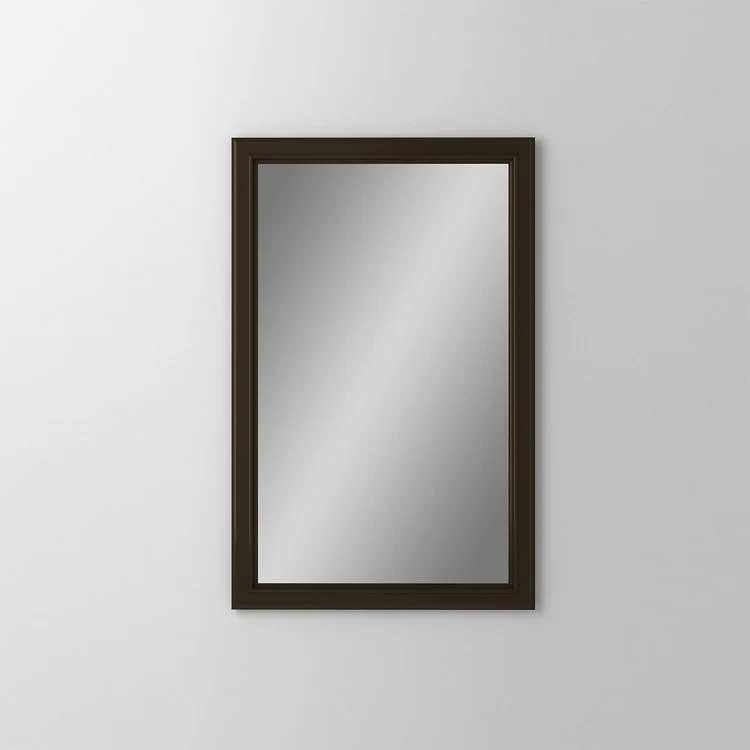 Bathroom Mirror Main Line Bryn Mawr Frame Rectangular 20W x 30H Inch Brushed Bronze Wall Mount - Frankwebs
