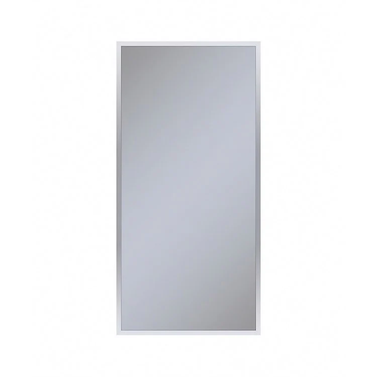 Medicine Cabinet Profiles 24W x 48H x 4D Inch 1 Doors Mirror Polished Nickel Flat Top Right Hand Side Electric - Frankwebs