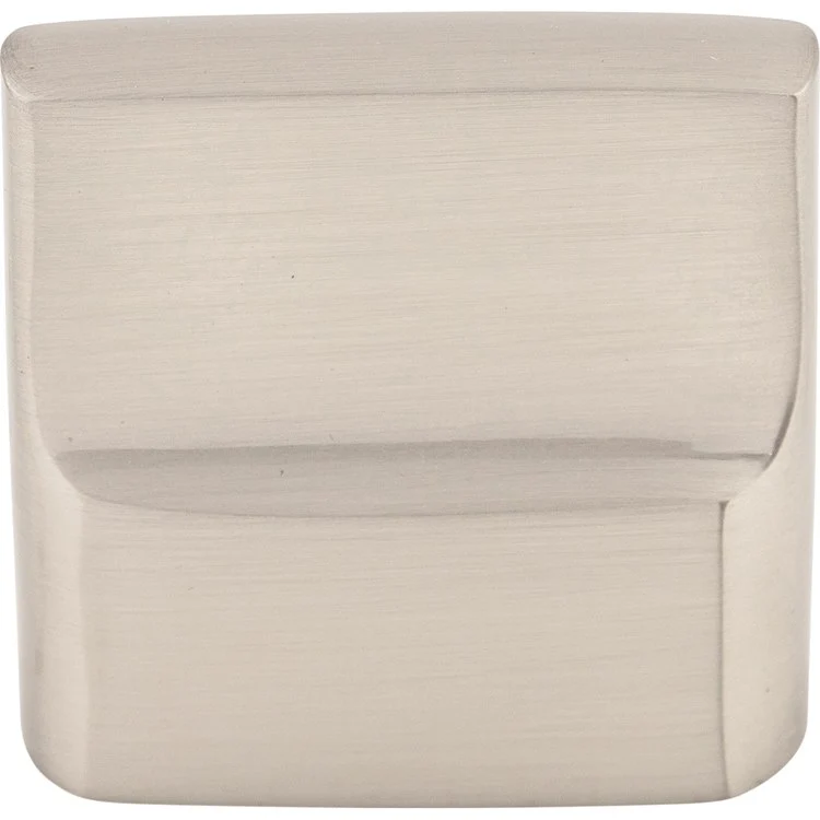 Knob Aspen II Rectangle Brushed Satin Nickel Bronze 1-3/8 x 5/8 x 1-4/9 Inch 1-4/9 Inch - Frankwebs