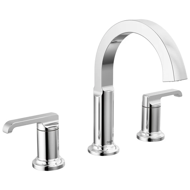 Lavatory Faucet Tetra Widespread 4-16 Inch Spread 2 Lever ADA WaterSense Lumicoat Chrome 1.2 Gallons per Minute 5-1/2 Inch - Frankwebs