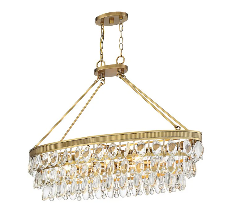 Windham Eight-Light Linear Chandelier - Frankwebs