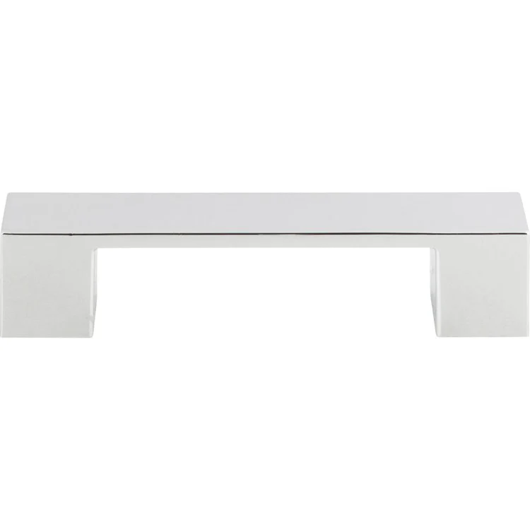Drawer Pull Atlas Wide Square Polished Chrome Zinc Alloy 3-3/4 Inch 5-1/8 x 7/8 Inch - Frankwebs
