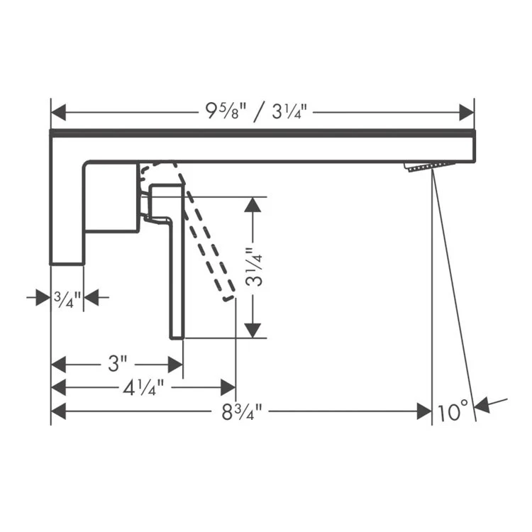 MyEdition Single Handle Wall-Mount Bathroom Faucet - Frankwebs