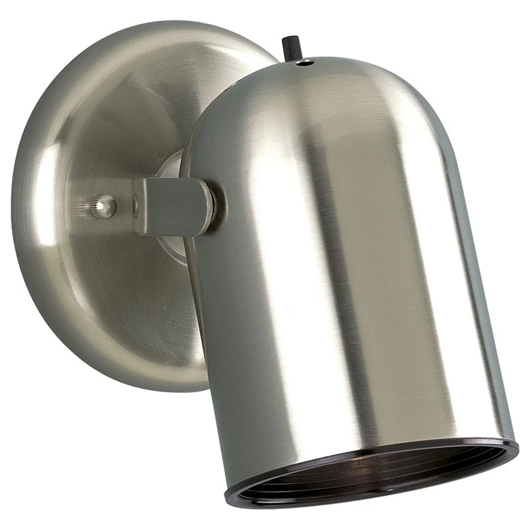 Directional Single-Light Round Back Wall/Ceiling Light with Switch - Frankwebs