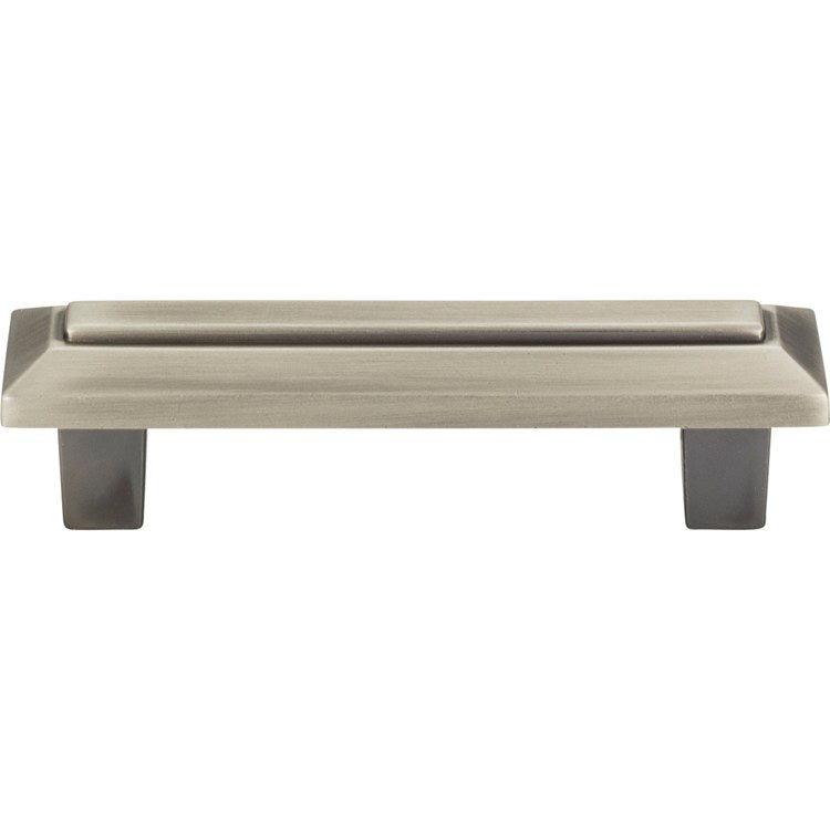 Drawer Pull Atlas Trocadero Pewter Zinc Alloy 3 Inch 4 x 1 Inch - Frankwebs