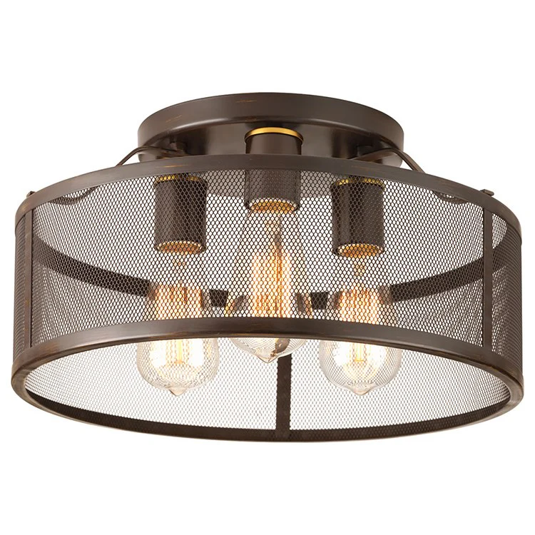 Swing Three-Light Flush Mount Ceiling Light - Frankwebs
