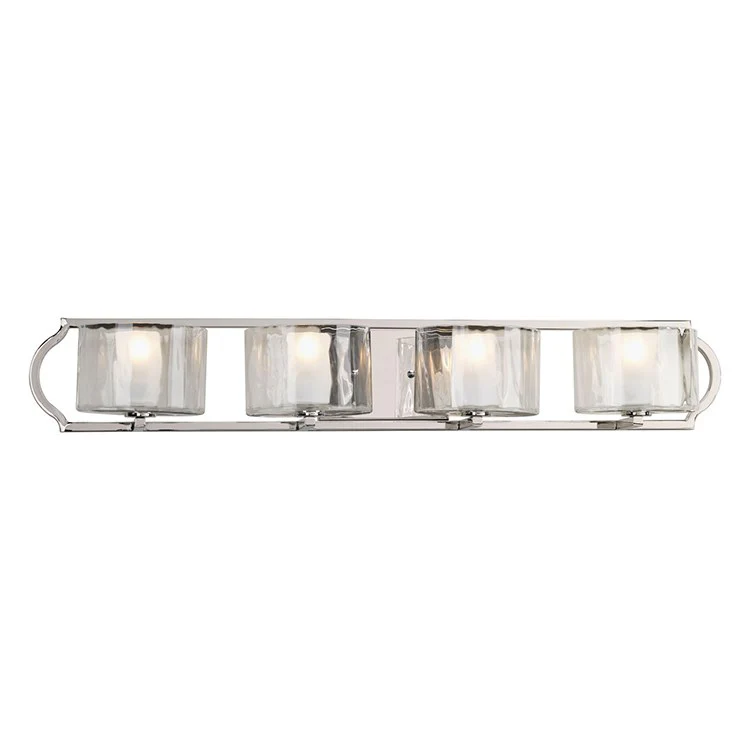 Caress Four-Light Bath Lighting Fixture with Bulbs - Frankwebs